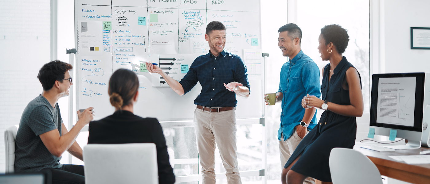 Shot of a team of businesspeople having a meeting in a modern office