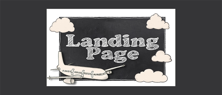 Chalkboard Landing Page Graphic