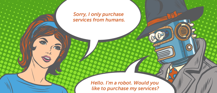 Humanize Marketing - Hello. I am a robot.