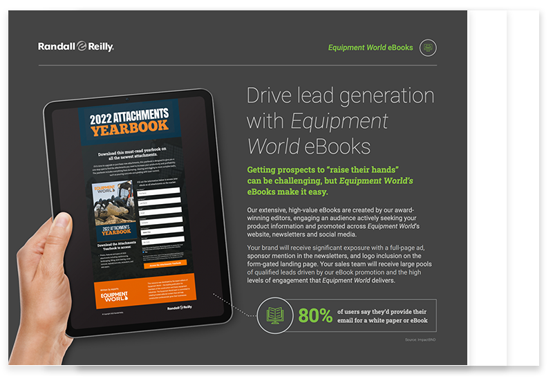 Drive Lead Generation with Equipment World eBooks