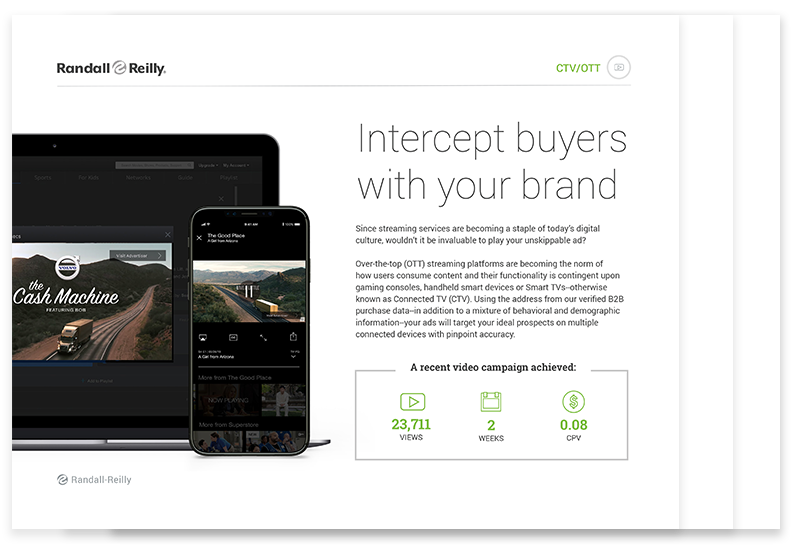 intercept buyers with your brand