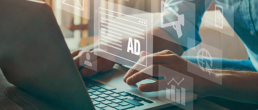 digital marketing concept, online advertisement