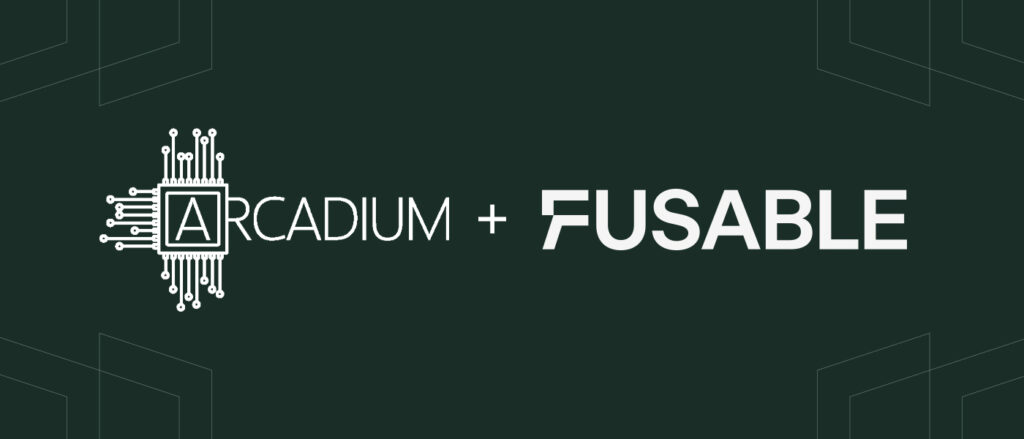 Arcadium + Fusable logos