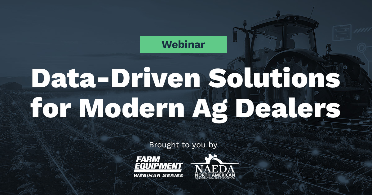 Data-Driven Solutions for Modern Ag Dealers Webinar thumbnail