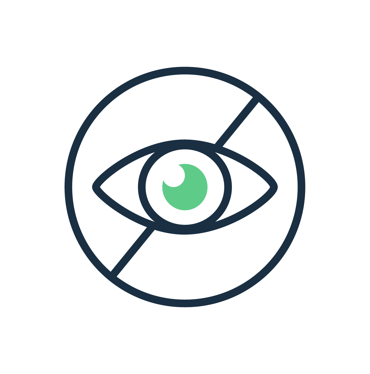 Limited visibility icon