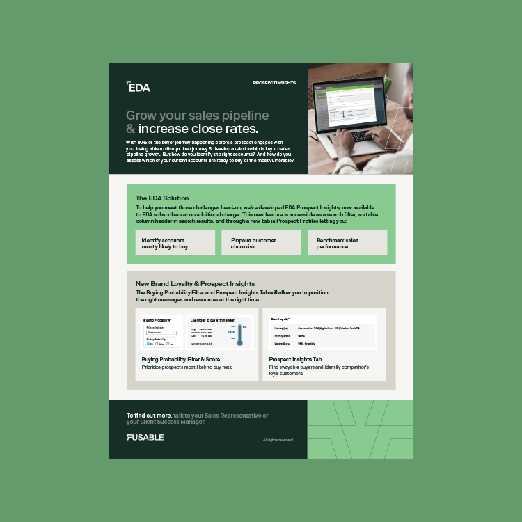 EDA ProspectInsights One Pager