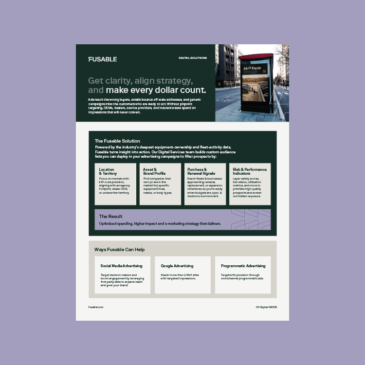 Fusable Digital One Pager
