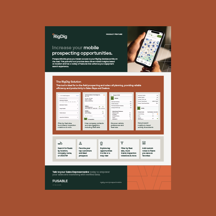 RigDig ProspectMobile One Pager