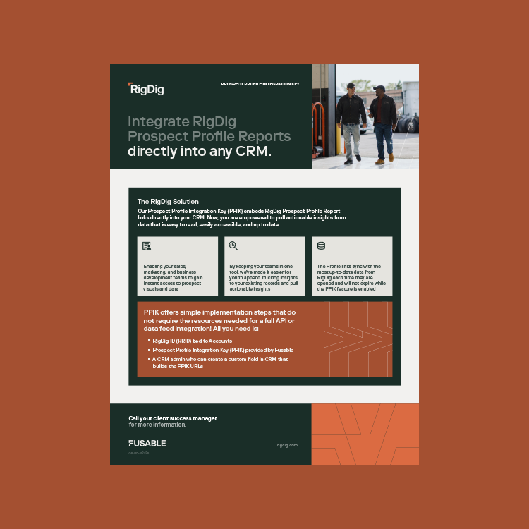 RigDig Prospect Profile Integration One Pager