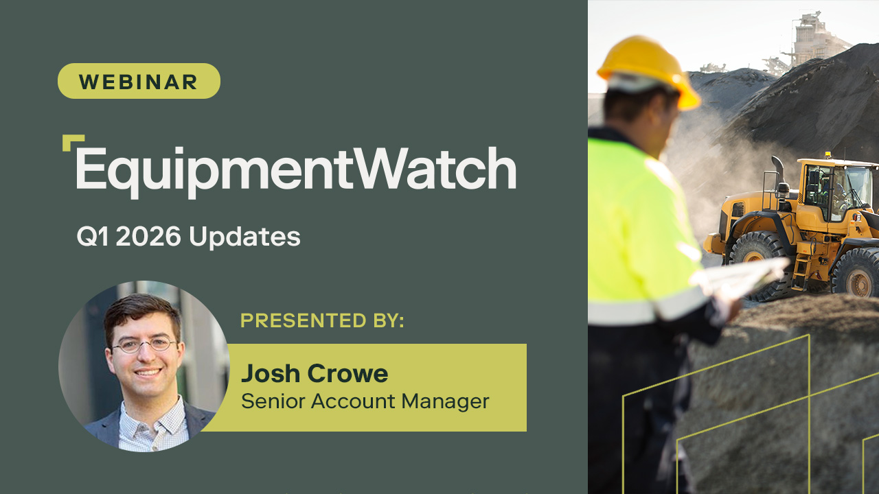 EquipmentWatch Q1 2026 Updates