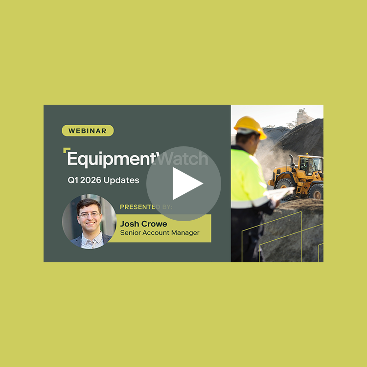 EquipmentWatch Q1 2026 Webinar