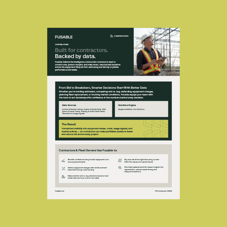 Fusable Construction Contractors One Pager