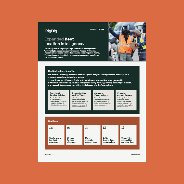 RigDig Location Data Enhancements One Pager