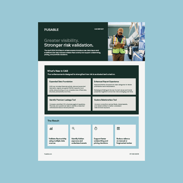CAB Report Additions One Pager