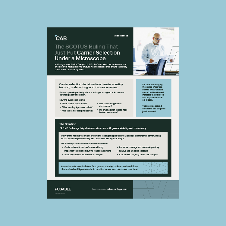 CAB SCOTUS Broker Liability Ruling One Pager