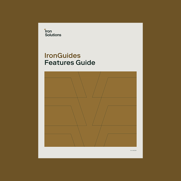 IronGuides Features Guide