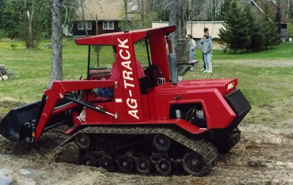 Red ASV Agtrack compact track loader